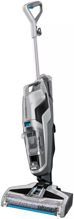 BISSELL Crosswave C3 Select Steelstofzuiger met Dweilfunctie - Vloerreiniger met Snoer - 3 in 1 Stofzuiger, Dweil Drogen - Multi Surface Vacuum Cleaner - Reinigingsmachine voor Tapijt, Tegels Houten Vloeren - Krachtige 560W Motor - 3551N