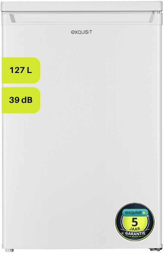 Exquisit KS16-V-040EW - Tafelmodel Koelkast - Vrijstaand - 5 Jaar Garantie - 127 Liter - Wit(White)