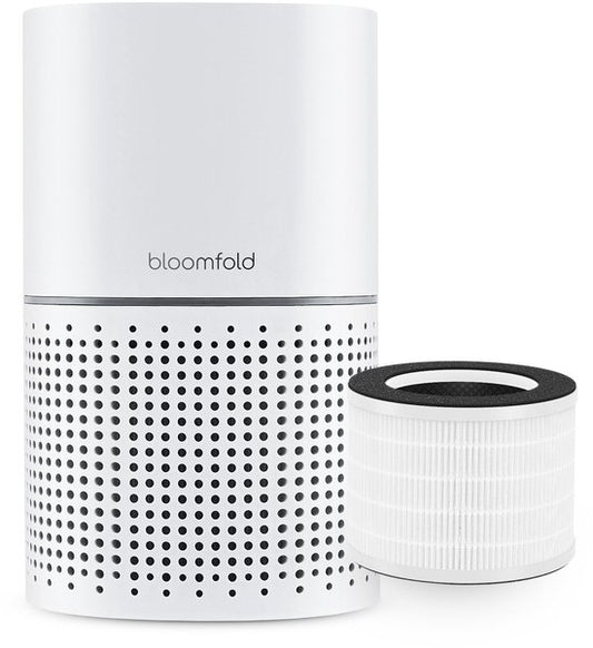 Bloomfold Luchtreiniger - Air Purifier - HEPA 13 filter + koolstoffilter - CADR: 240m3/h - Luchtkwaliteit indicator - 3 standen + slaapstand