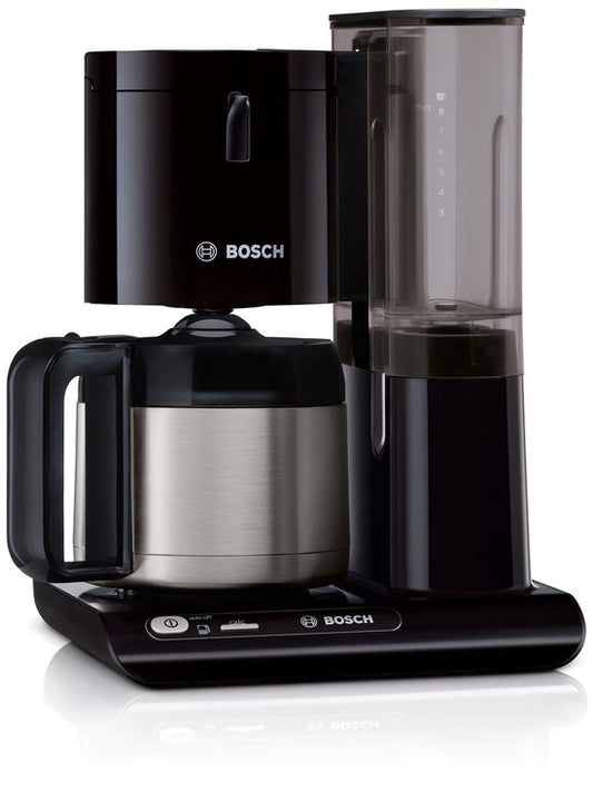Bosch TKA8A053 - Koffiezetapparaat - RVS kan 1,15 liter (8 kopjes) - Zwart(zwart， RVS)