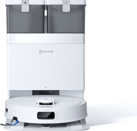 Ecovacs ECOVACS - DEEBOT T30C Gen 2 - Stofzuig en dweilrobot (Wit) - 25.000 Pa zuigkracht- Zelfreinigende Robotstofzuiger met Warmwater – Dweilsysteem - Automatisch Leegstation - Geschikt voor dierenharen(Deebot T30C Gen 2)