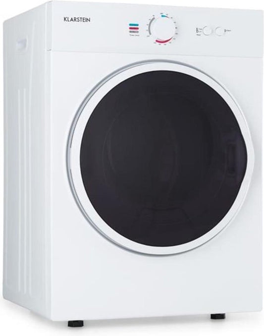 Klarstein Jet Set wasdroger condensdroger 1020W EEK C 3kg 50cm wit(Wit)