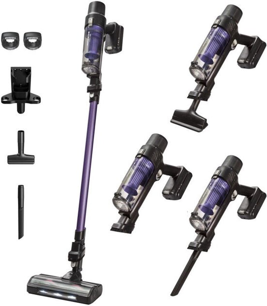 Rowenta X-Pert 7.60 RH6A31 - Steelstofzuiger - Draadloos - Ultralicht - 45 min Gebruikstijd - 140 W - Compact Design - LED verlichting zuigmond zuigmond