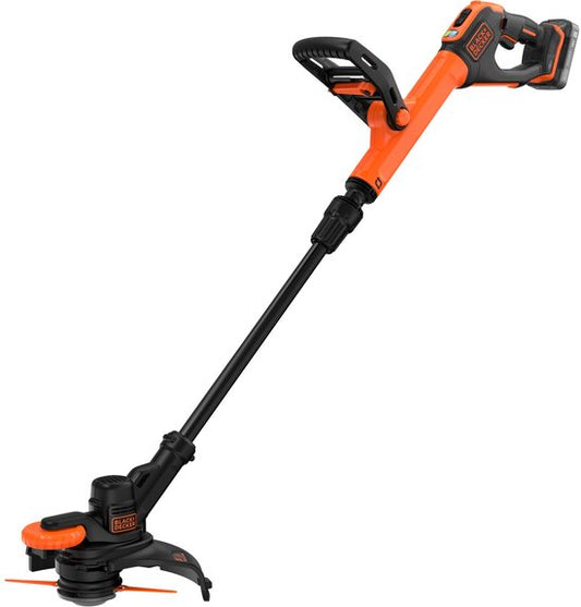 BLACK+DECKER 18V Grastrimmer Accu 2.0Ah 25cm Strimmer met 2 messen - BCSTR918D1-QW