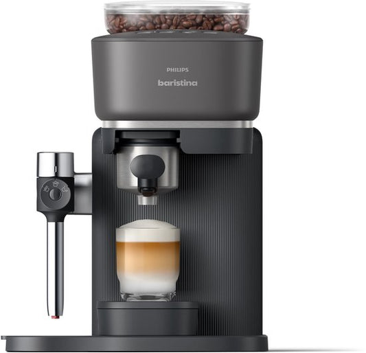 Philips Baristina Latte - BAR400/60 - Espressomachine - Pistonmachine - Cappuccino - Automatische Melkopschuimer - Zwart(Zwart)